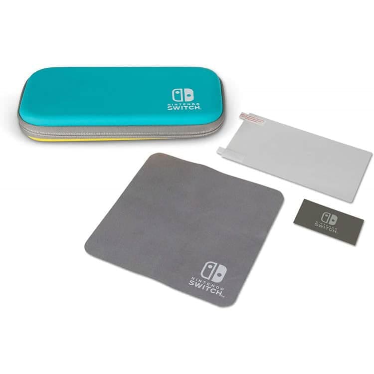 کیف PowerA Stealth Case Kit مخصوص Nintendo Switch Lite – آبی/زرد — تصویر ۸