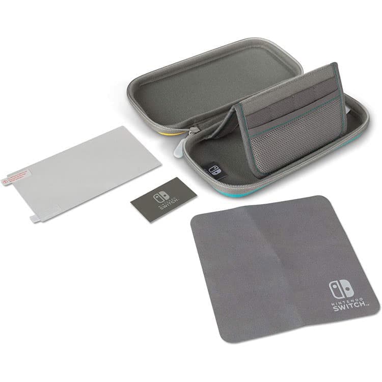 کیف PowerA Stealth Case Kit مخصوص Nintendo Switch Lite – آبی/زرد — تصویر ۴