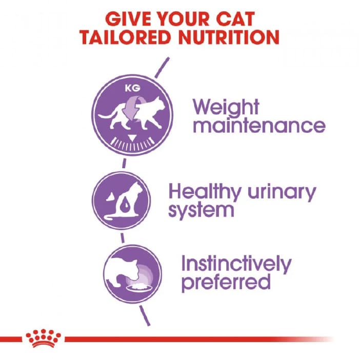 پوچ گربه بالغ عقیم رویال کنین در سس مدل استرلایزد وزن 85 گرم Royal Canin Sterilised — تصویر ۳