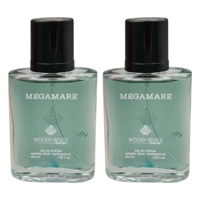عطر جیبی وودی سنس مدل مگاماره حجم 30 میلی لیتر بسته 2 عددی