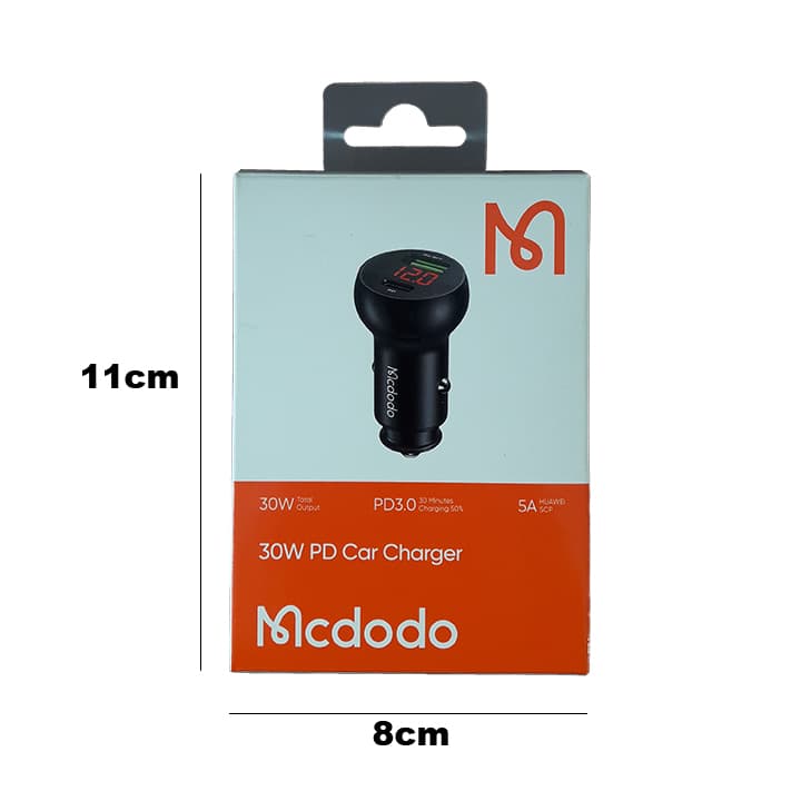 شارژر فندکی مک دودو 30W مدل CC-6810 — تصویر ۳