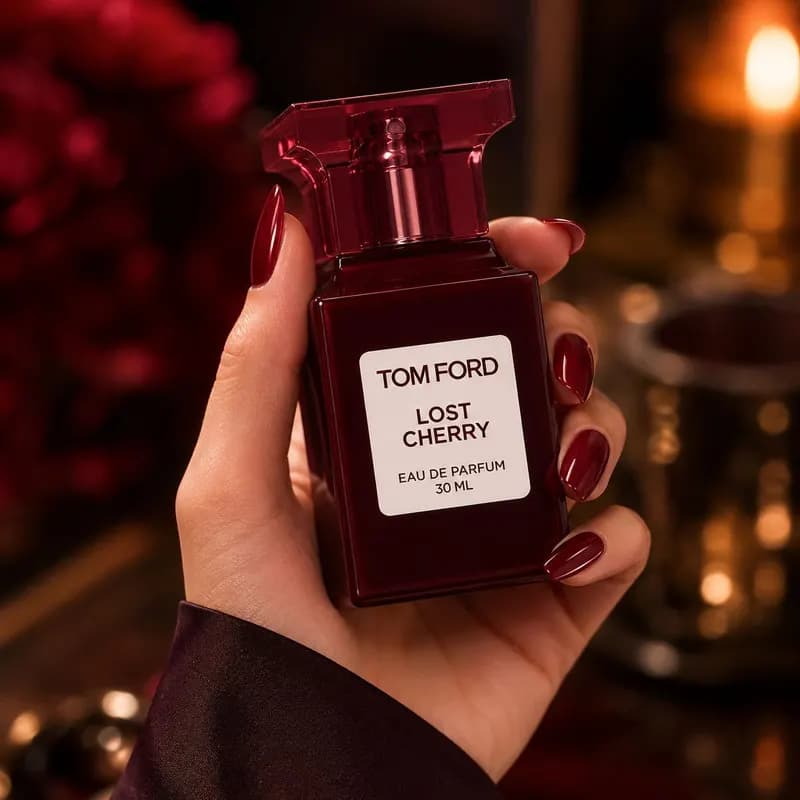 عطر جیبی اولترا ویرچوآل مدل Lost Cherry با رایحه شیرین و میوه ای حجم 30 میلیلیتر — تصویر ۲