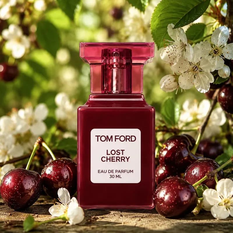عطر جیبی اولترا ویرچوآل مدل Lost Cherry با رایحه شیرین و میوه ای حجم 30 میلیلیتر — تصویر ۳