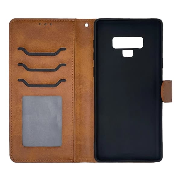 کیف چرمی کلاسوری سامسونگ Note 9/N960 بند دار — تصویر ۴