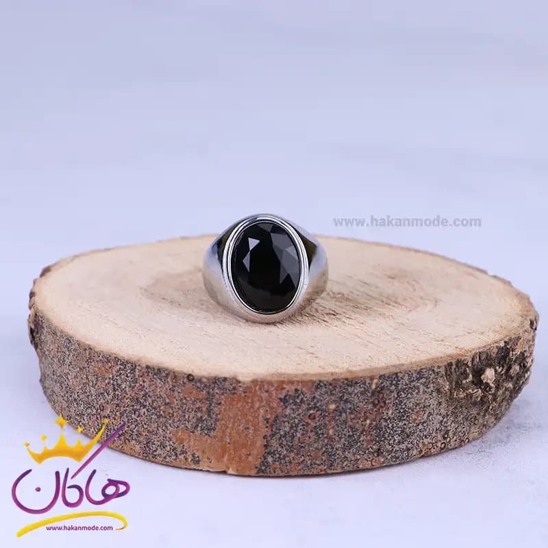انگشتر استیل مردانه نقره ای st36326