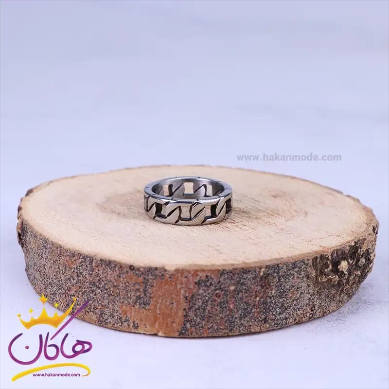 انگشتر استیل مردانه کارتیر نقره ای st36329