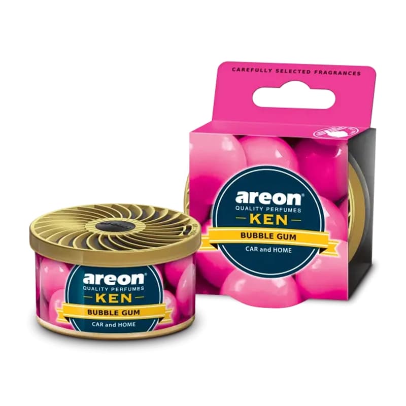 خوشبوکننده ماشین کنسروی آرئون AREON سری KEN رایحه آدامس بادکنکی Bubble Gum