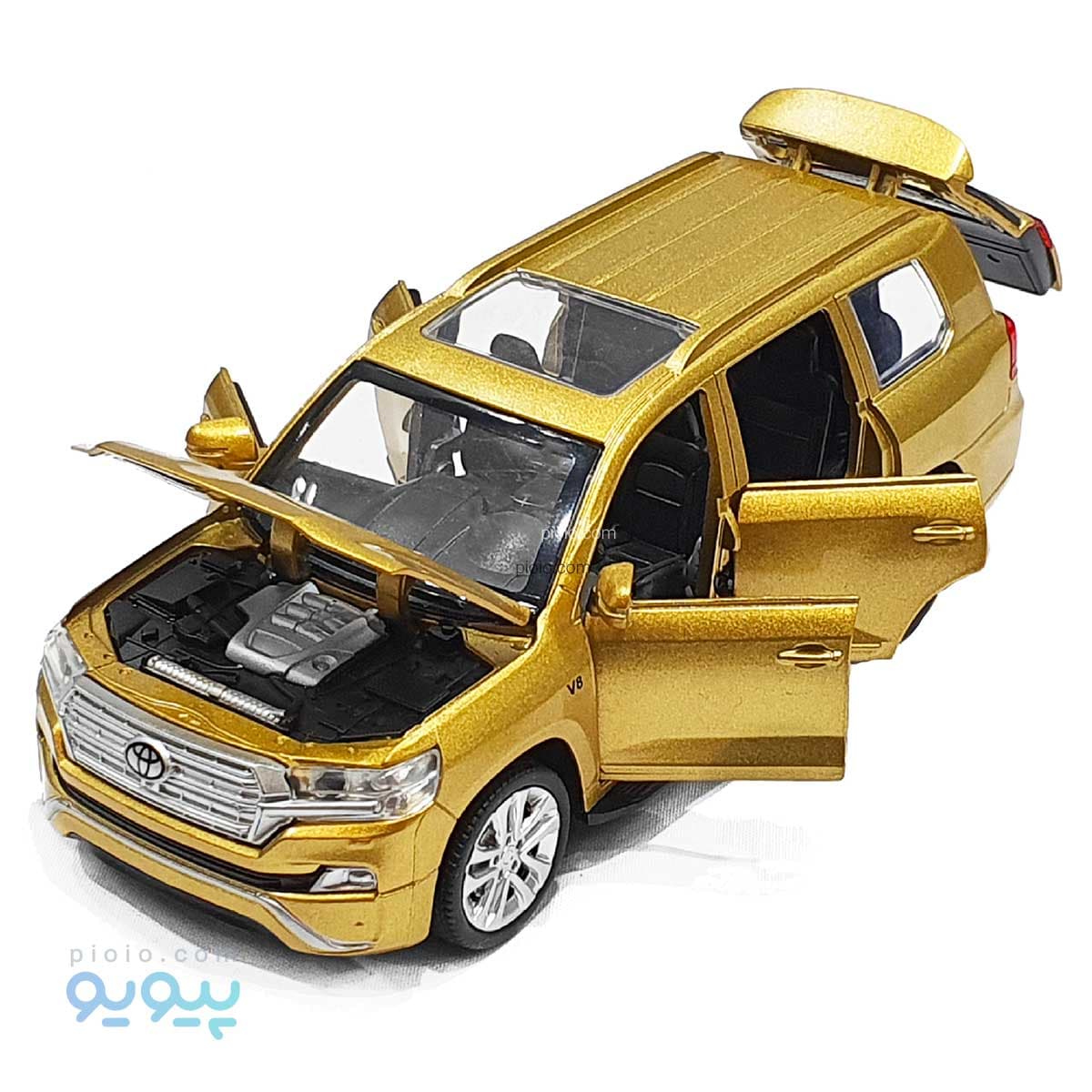 ماکت ماشین فلزی تویوتا لندکروز MiniAuto 1:32 — تصویر ۵