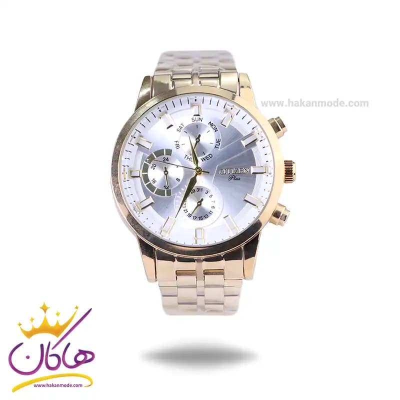 ساعت مچی عقربه ای سیتیزن مردانه فلزی طلایی HT1390G/1