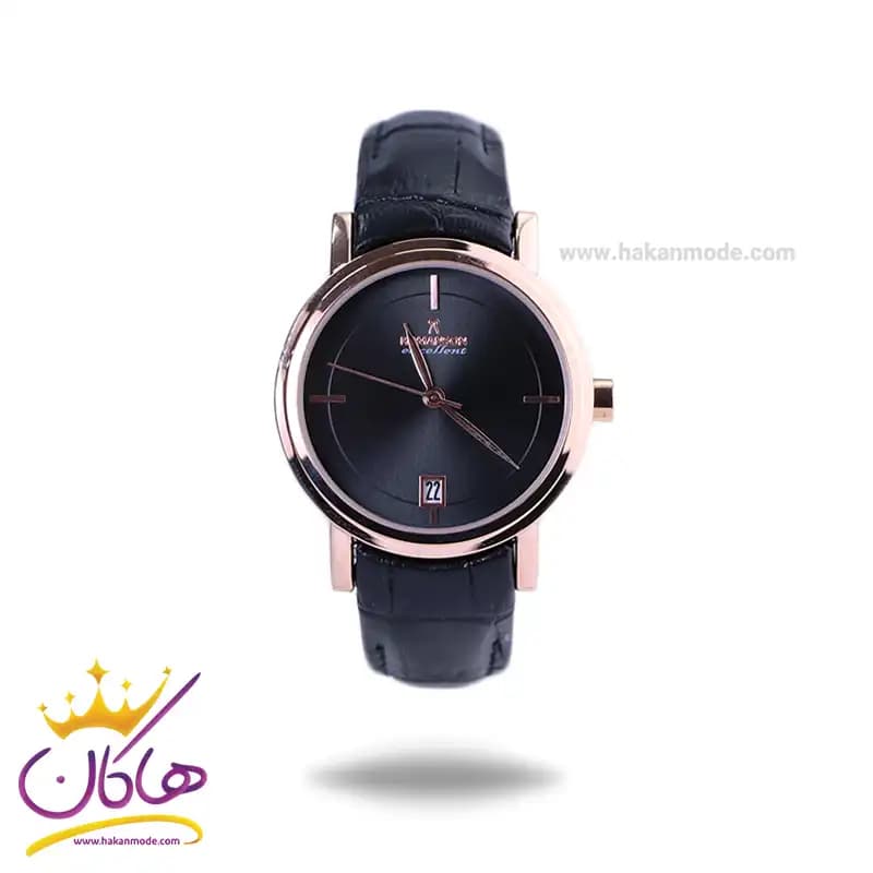 ساعت مچی عقربه ای رومانسون زنانه بند چرم مشکی L 2093/5/5