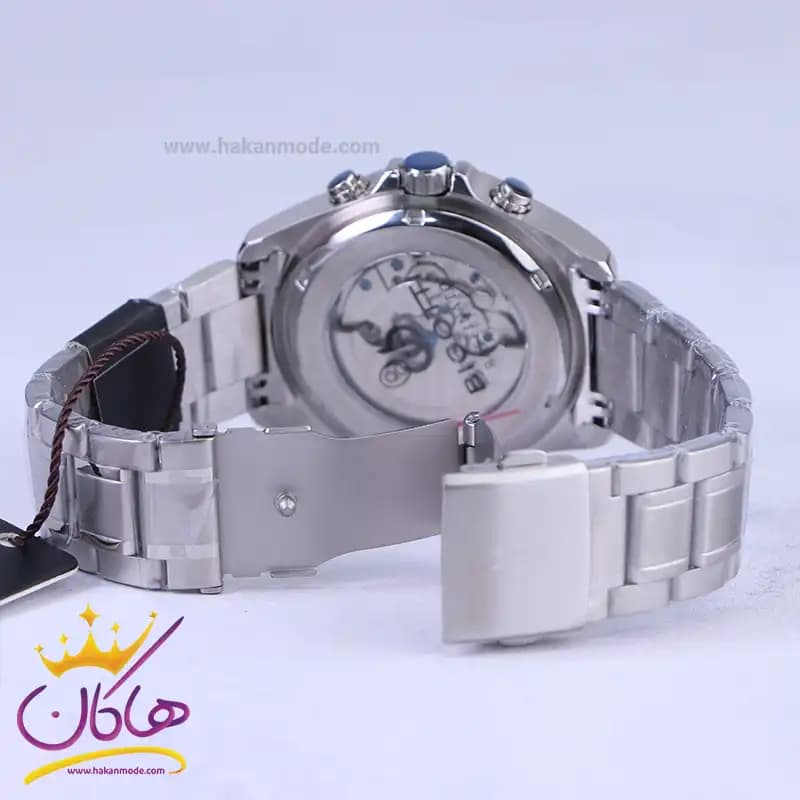 ساعت بیگوتی مردانه فلزی نقره ای سه موتوره اتوماتیک BG.1.10597/5 — تصویر ۲