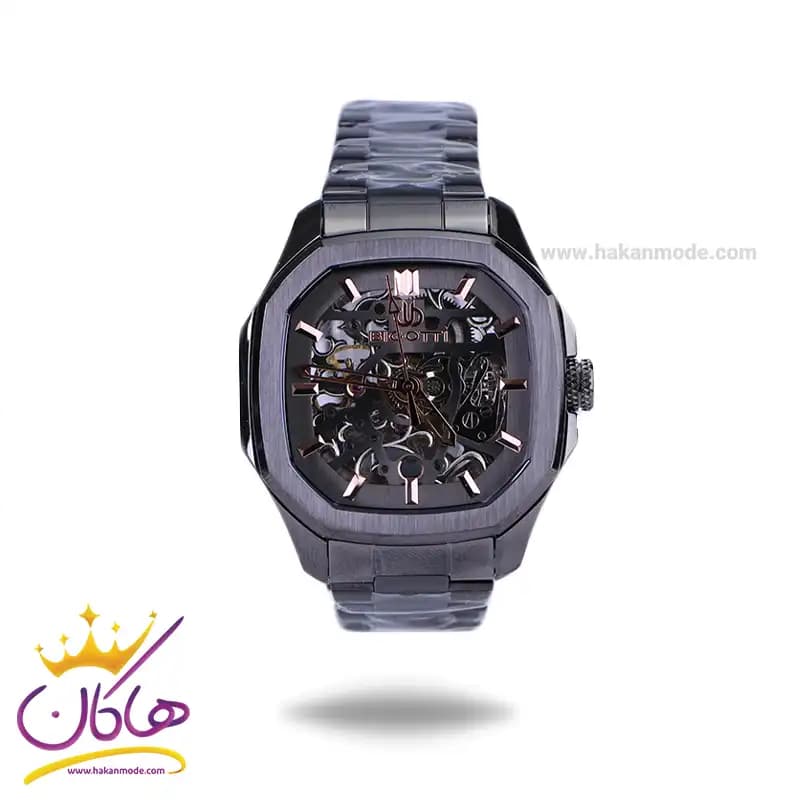 ساعت مچی بیگوتی مردانه فلزی اتوماتیک مشکی BG.1.10596/5