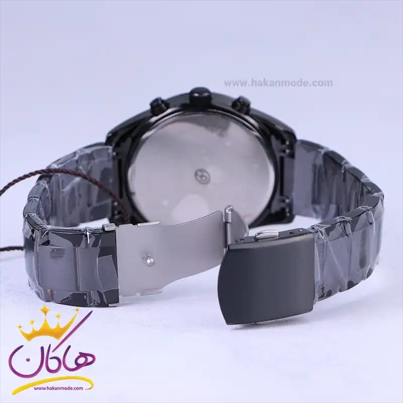 ساعت عقربه ای بیگوتی مردانه فلزی مشکی صفحه سبز BG.1.10561/6 همراه با جاکارتی — تصویر ۴