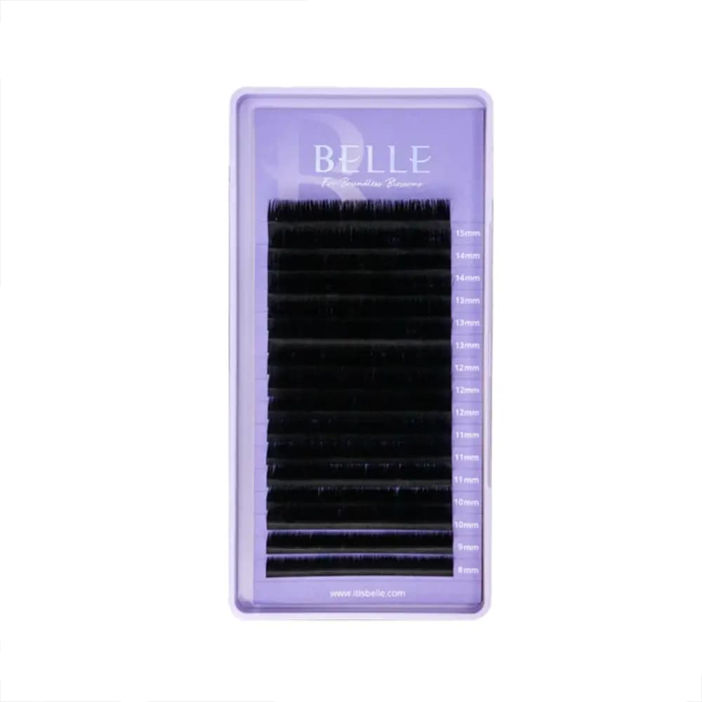 پالت مژه اکستنشن والیوم بلا BELLE تک سایز 12 ضخامت 0.10 فر D