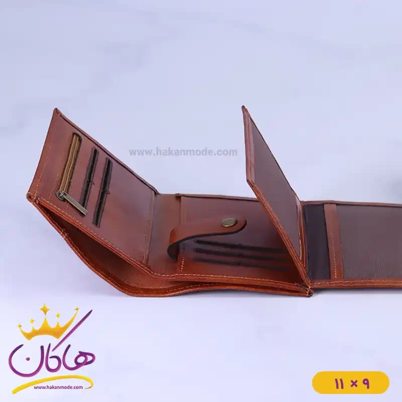 کیف پول جیبی مردانه چرم فراگامو کد 440 — تصویر ۶