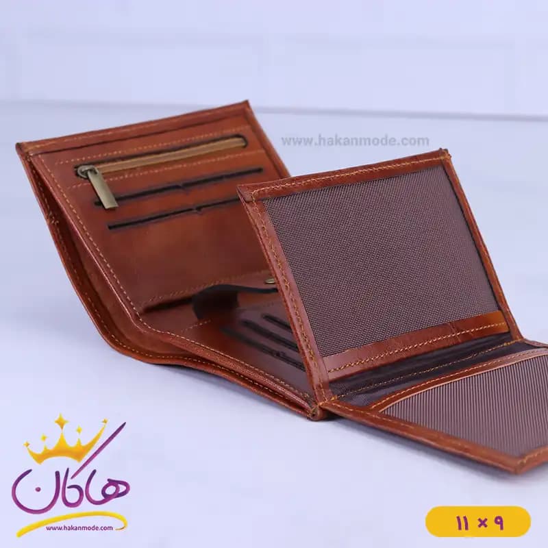کیف پول جیبی مردانه چرم فراگامو کد 440 — تصویر ۵