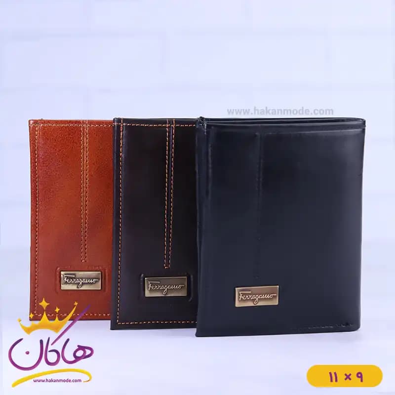 کیف پول جیبی مردانه چرم فراگامو کد 440
