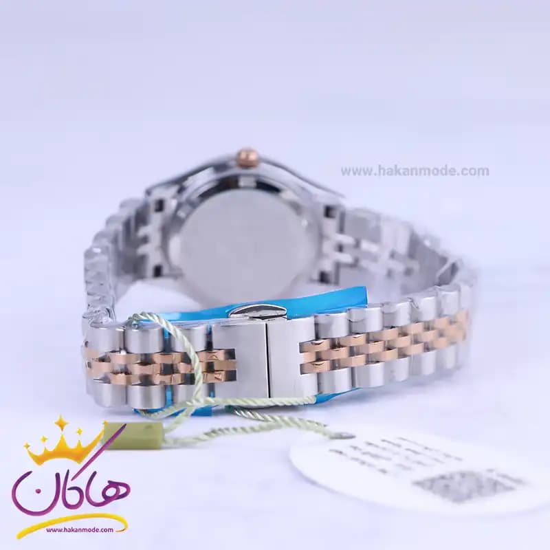ساعت ست عقربه ای سولیدا استیل صفحه سفید 2136 — تصویر ۷