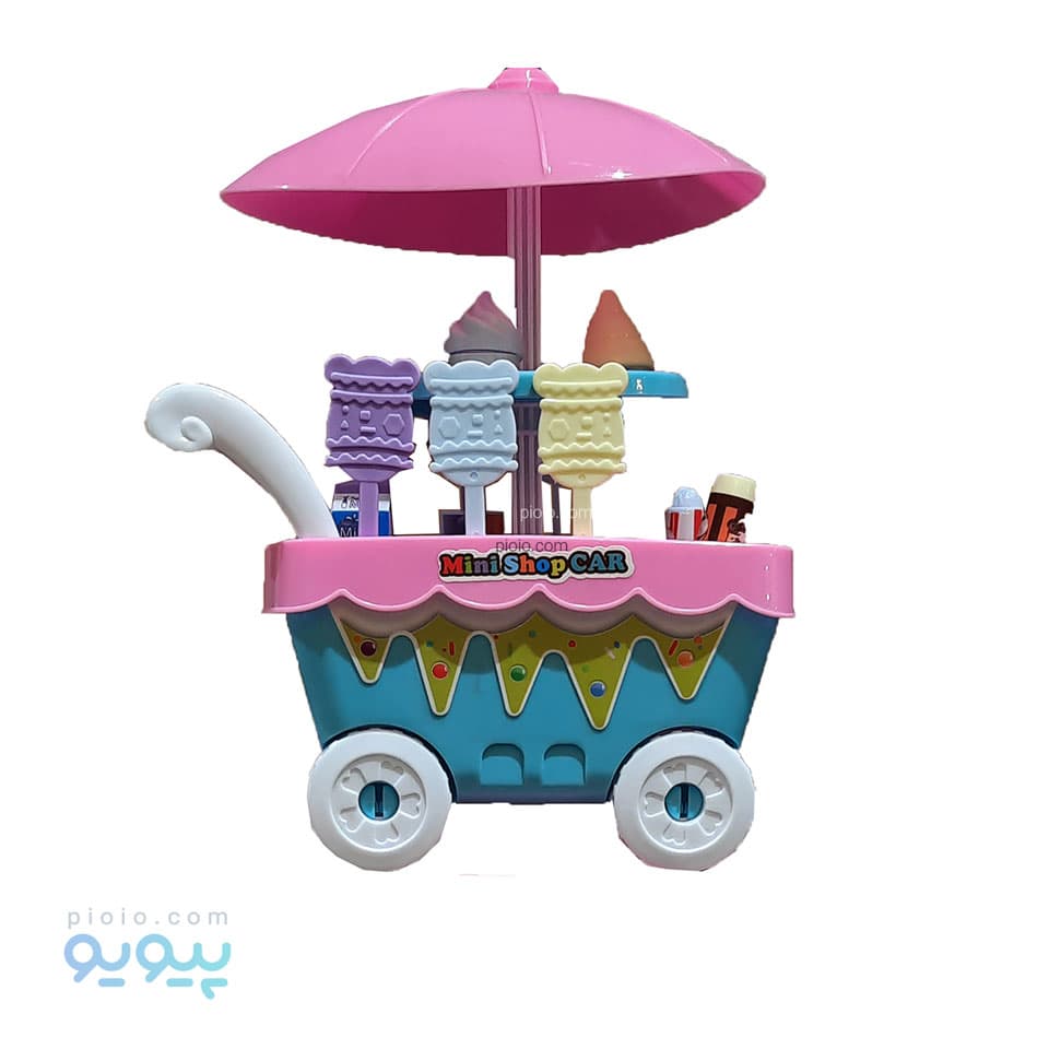 اسباب بازی چرخ دستی بستنی فروشی آیتم 6831 تک و عمده — تصویر ۷