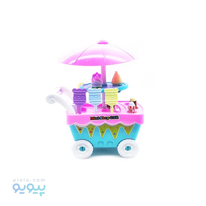 اسباب بازی چرخ دستی بستنی فروشی آیتم 6831 تک و عمده — تصویر ۵