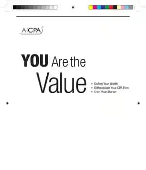 دانلود کتاب You Are the Value: Define Your Worth, Differentiate Your CPA Firm, Own Your Market – شما ارزش هستید:…