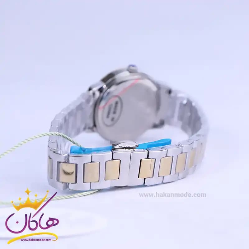 ساعت مچی سولیدا زنانه استیل نقره ای طلایی صفحه سبز S4132/7 — تصویر ۲