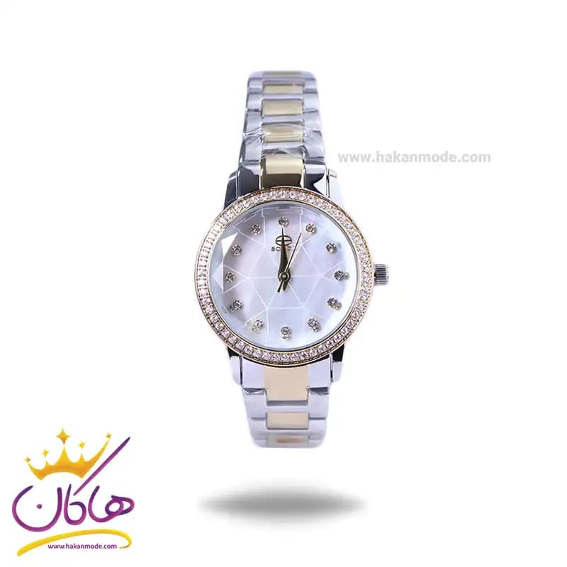 ساعت مچی سولیدا زنانه استیل صفحه سفید S4132/6