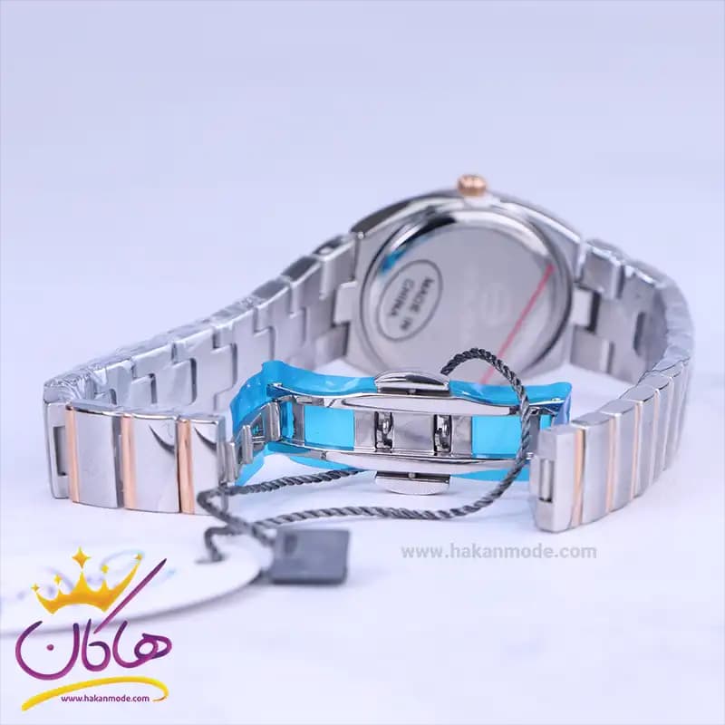 ساعت مچی سولیدا زنانه استیل نقره ای رزگلد صفحه طوسی S4137/8 — تصویر ۳