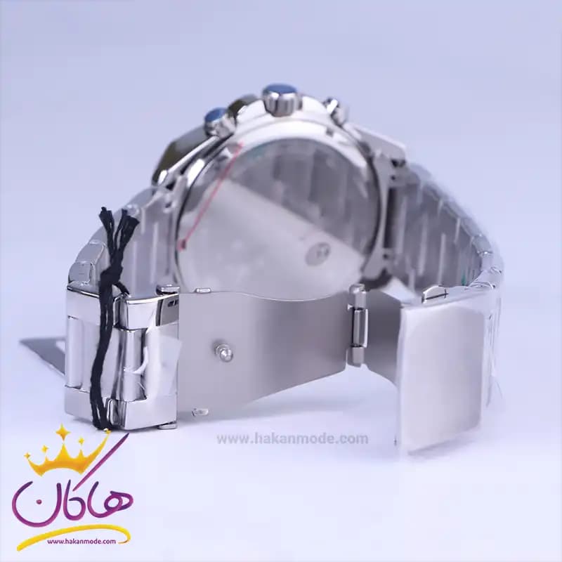 ساعت عقربه ای فروچی مردانه فلزی نقره ای صفحه سفید FC03273/03 — تصویر ۲