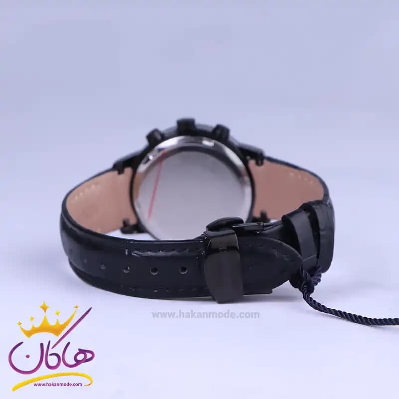 ساعت مچی عقربه ای الگانس زنانه بند چرم مشکی L2095/2 — تصویر ۲