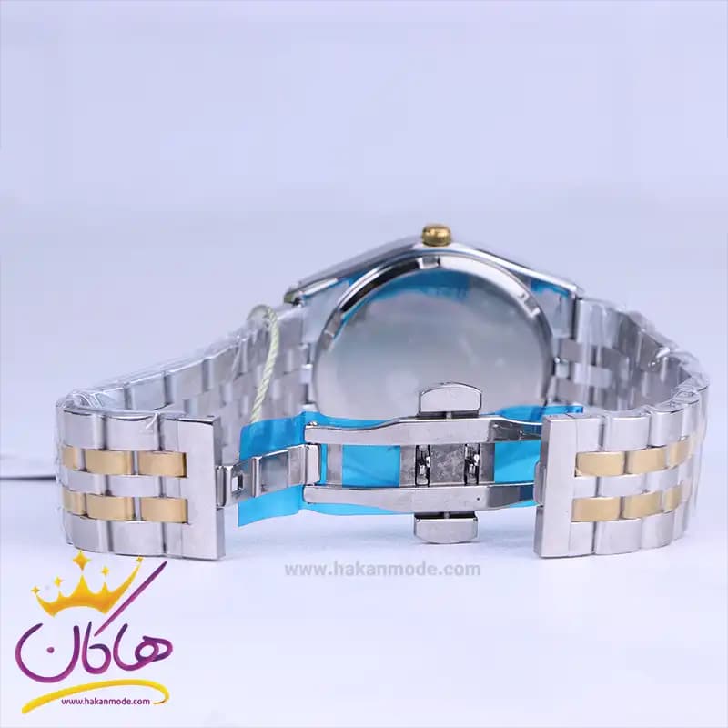 ساعت مچی ست سولیدا استیل صفحه مشکی 2140 — تصویر ۴