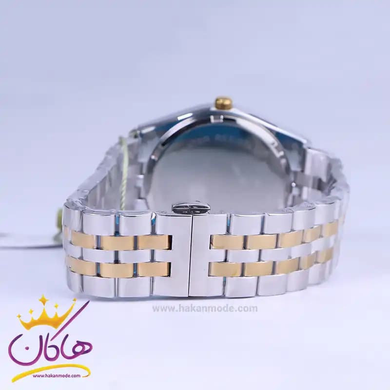 ساعت مچی ست سولیدا استیل صفحه مشکی 2140 — تصویر ۳