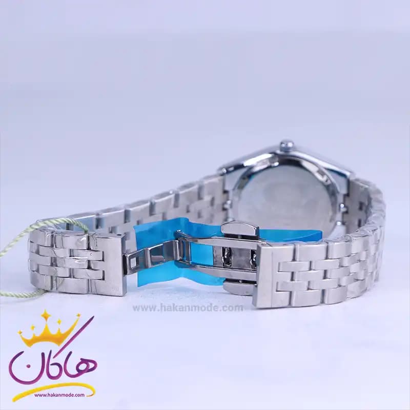 ساعت مچی ست سولیدا استیل نقره ای صفحه سفید 2140 — تصویر ۳