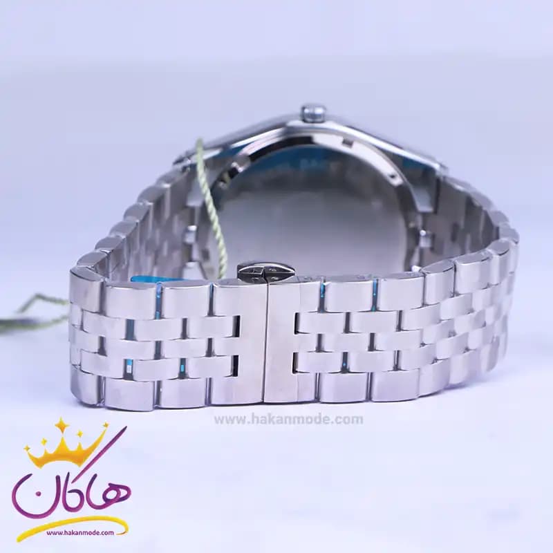 ساعت مچی سولیدا ست بند استیل نقره ای صفحه سبز 2140 — تصویر ۳