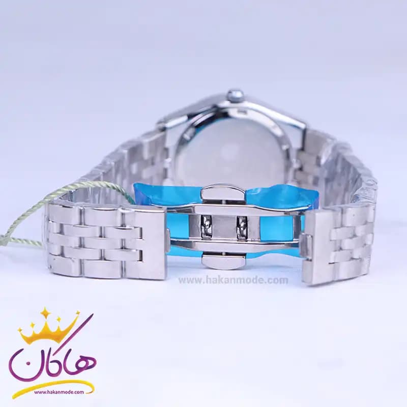 ساعت مچی سولیدا ست بند استیل نقره ای صفحه سبز 2140 — تصویر ۷
