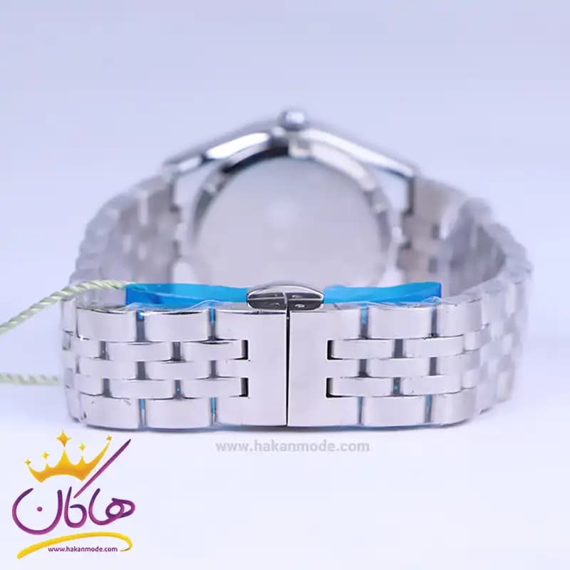 ساعت مچی سولیدا ست بند استیل نقره ای صفحه سبز 2140 — تصویر ۶