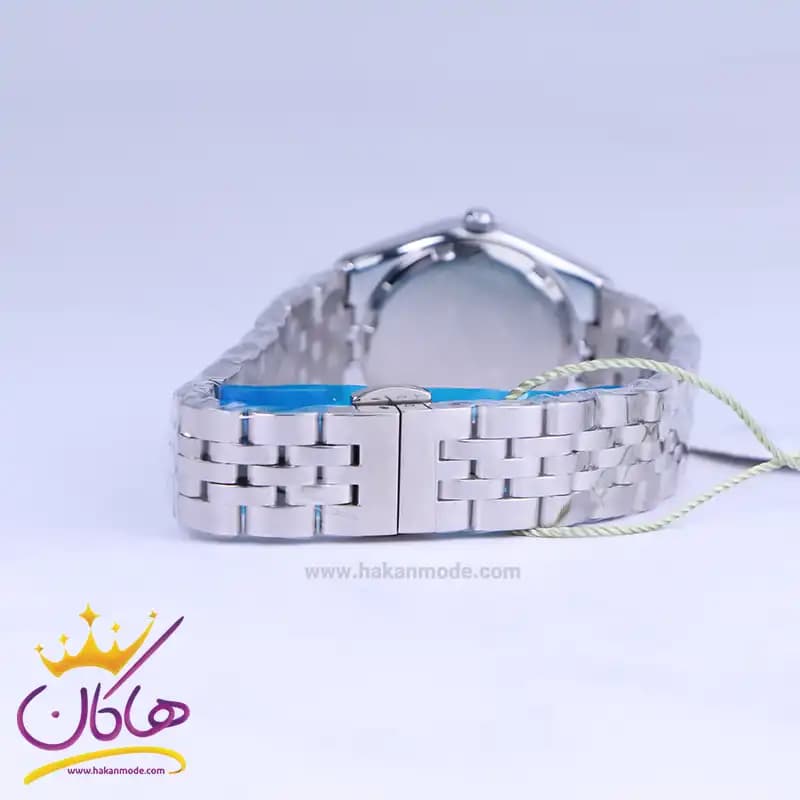 ساعت ست سولیدا استیل نقره ای صفحه آبی 2140 — تصویر ۴