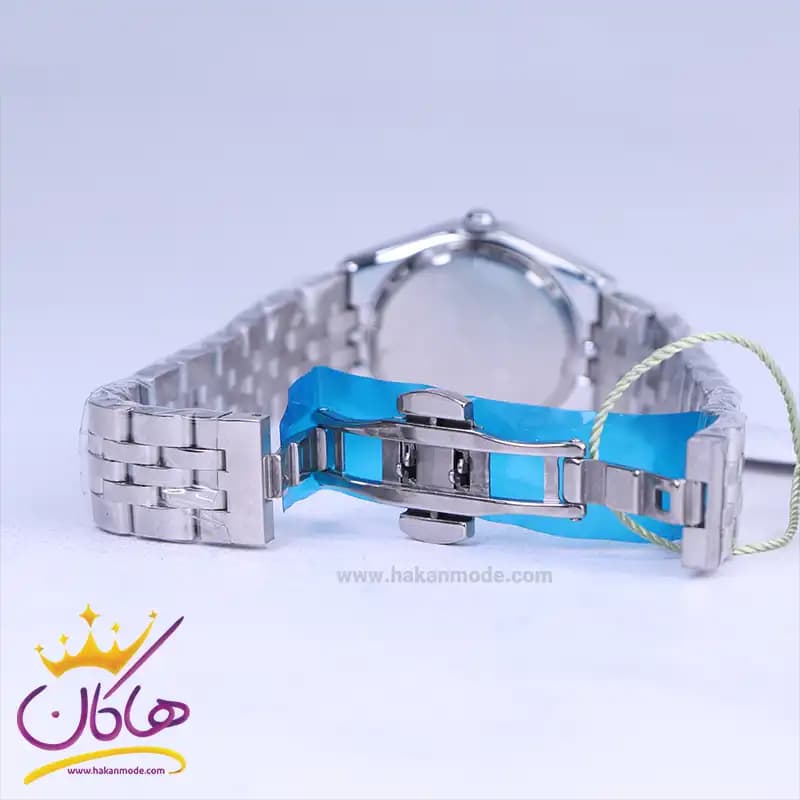 ساعت ست سولیدا استیل نقره ای صفحه آبی 2140 — تصویر ۳