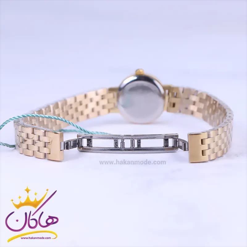 ساعت مچی سولیدا زنانه فلزی طلایی صفحه سفید S2127/7 — تصویر ۲