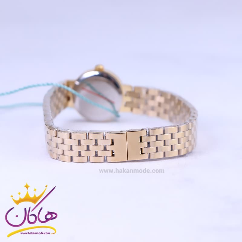 ساعت مچی سولیدا زنانه فلزی طلایی صفحه سفید S2127/7 — تصویر ۳