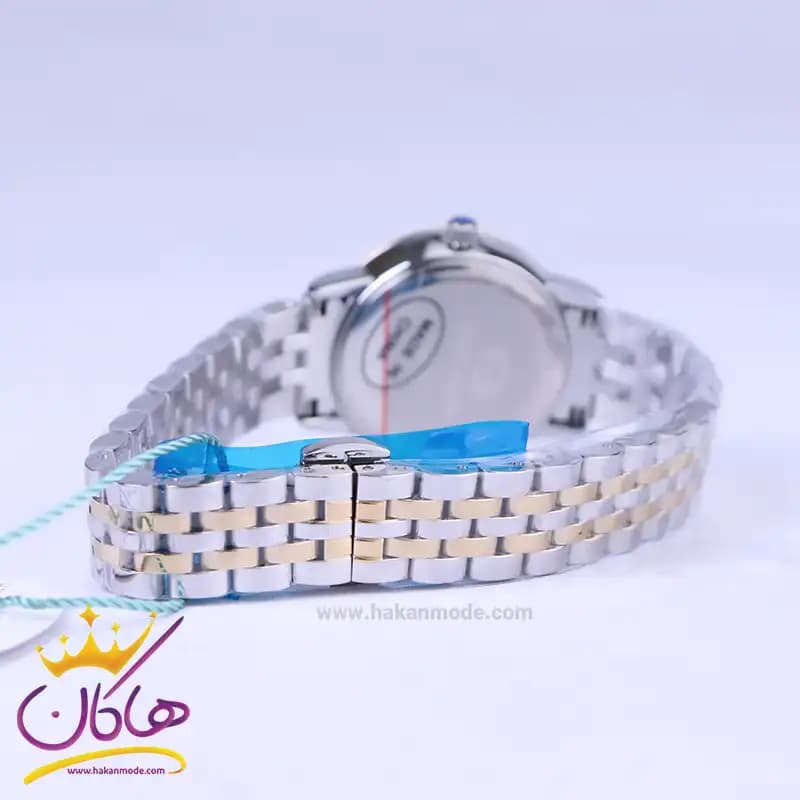 ساعت مچی سولیدا زنانه استیل نقره ای طلایی صفحه سبز S4139/7 — تصویر ۲