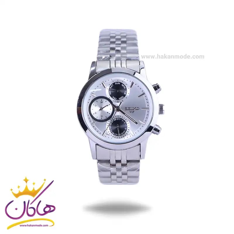 ساعت مچی سیکو زنانه فلزی نقره ای صفحه سفید HS9119/2
