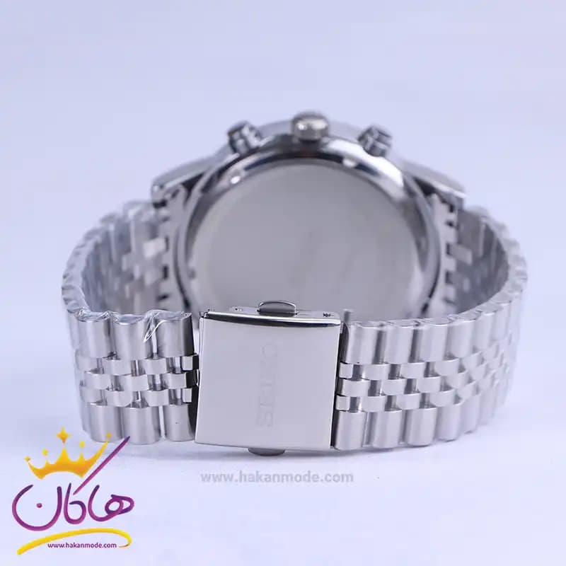 ساعت مچی سیکو مردانه فلزی نقره ای صفحه سفید HS9119/1 — تصویر ۳