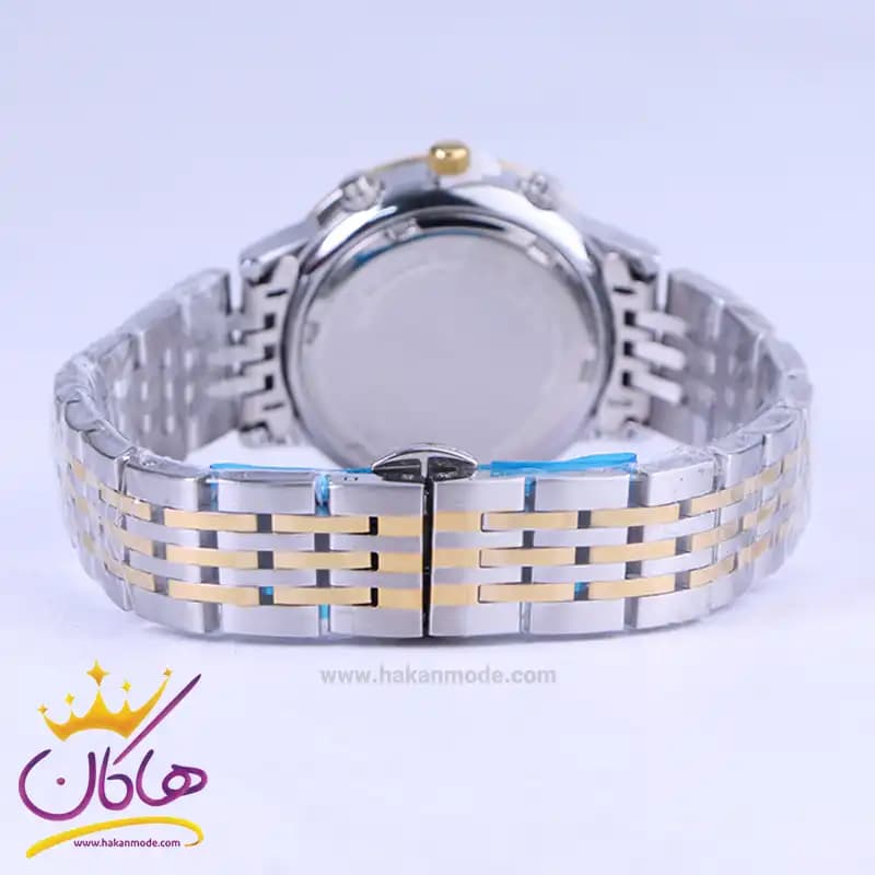 ساعت مچی سیکو زنانه فلزی نقره ای طلایی صفحه سبز 4200/2 — تصویر ۲