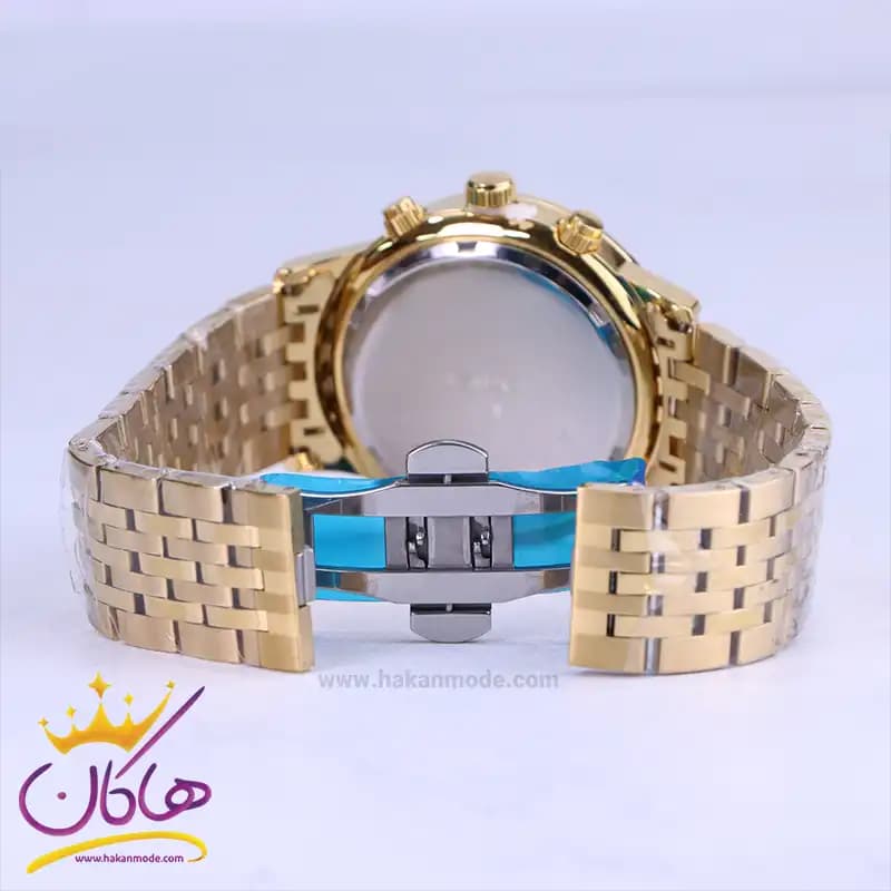 ساعت مچی سیکو مردانه فلزی طلایی صفحه سفید 4200/5 — تصویر ۳