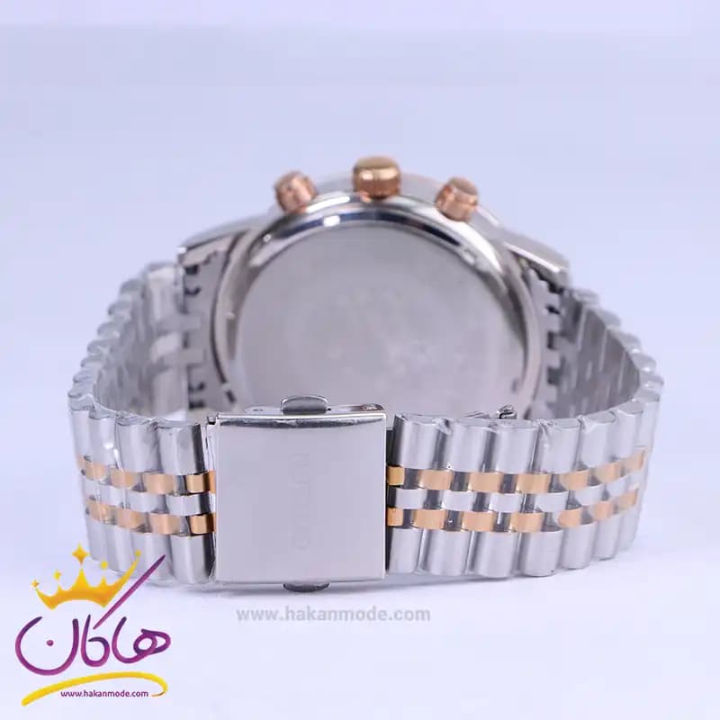 ساعت مچی عقربه ای سیتیزن مردانه فلزی نقره ای رزگلد G22052/1 — تصویر ۲
