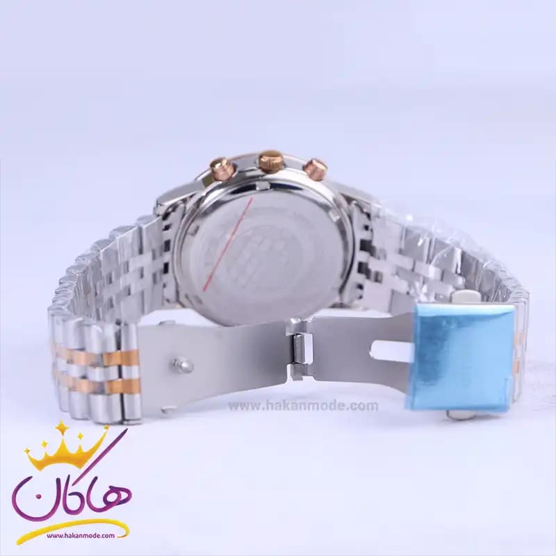 ساعت مچی عقربه ای سیتیزن زنانه فلزی نقره ای رزگلد L22052/2 — تصویر ۳