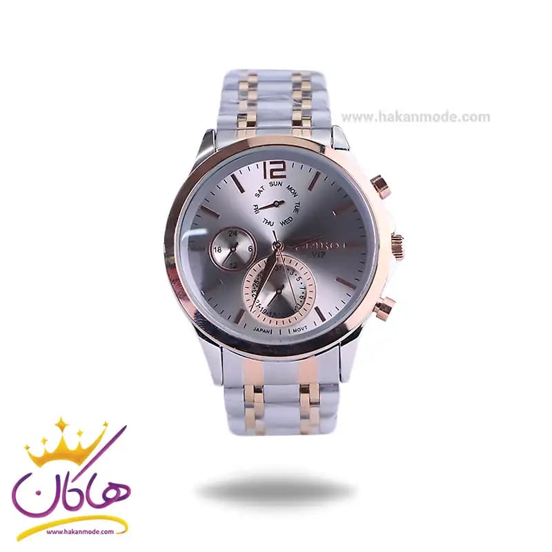 ساعت مچی سیکو مردانه فلزی نقره ای رزگلد G22055/1