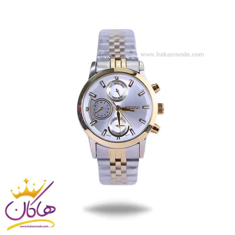 ساعت مچی سیکو زنانه فلزی نقره ای طلایی L22054/2