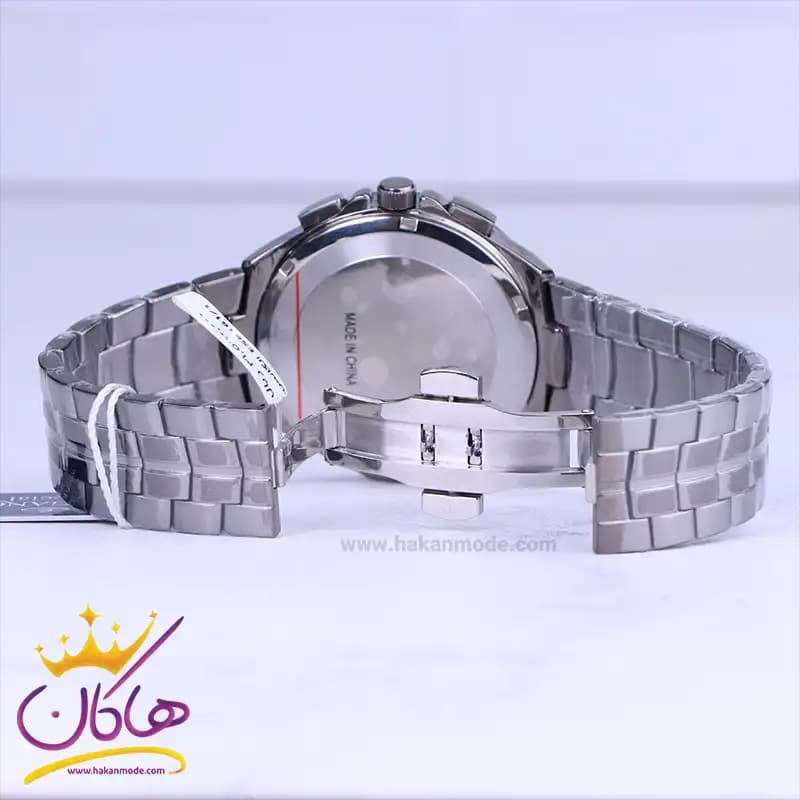 ساعت الگانس اسپشیال مردانه فلزی دودی ES8161/1 — تصویر ۳